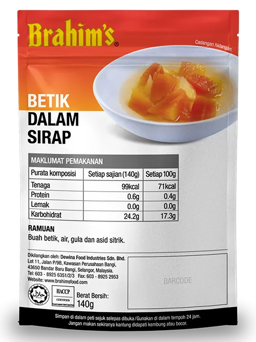 Betik dalam Syrup
