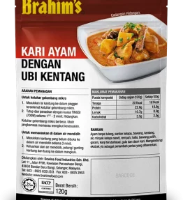 Kari Ayam Dengan Ubi Kentang