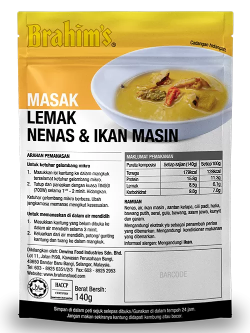 Lemak Nenas Ikan Masin
