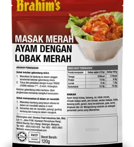 Masak Merah Ayam Dengan Lobak Merah