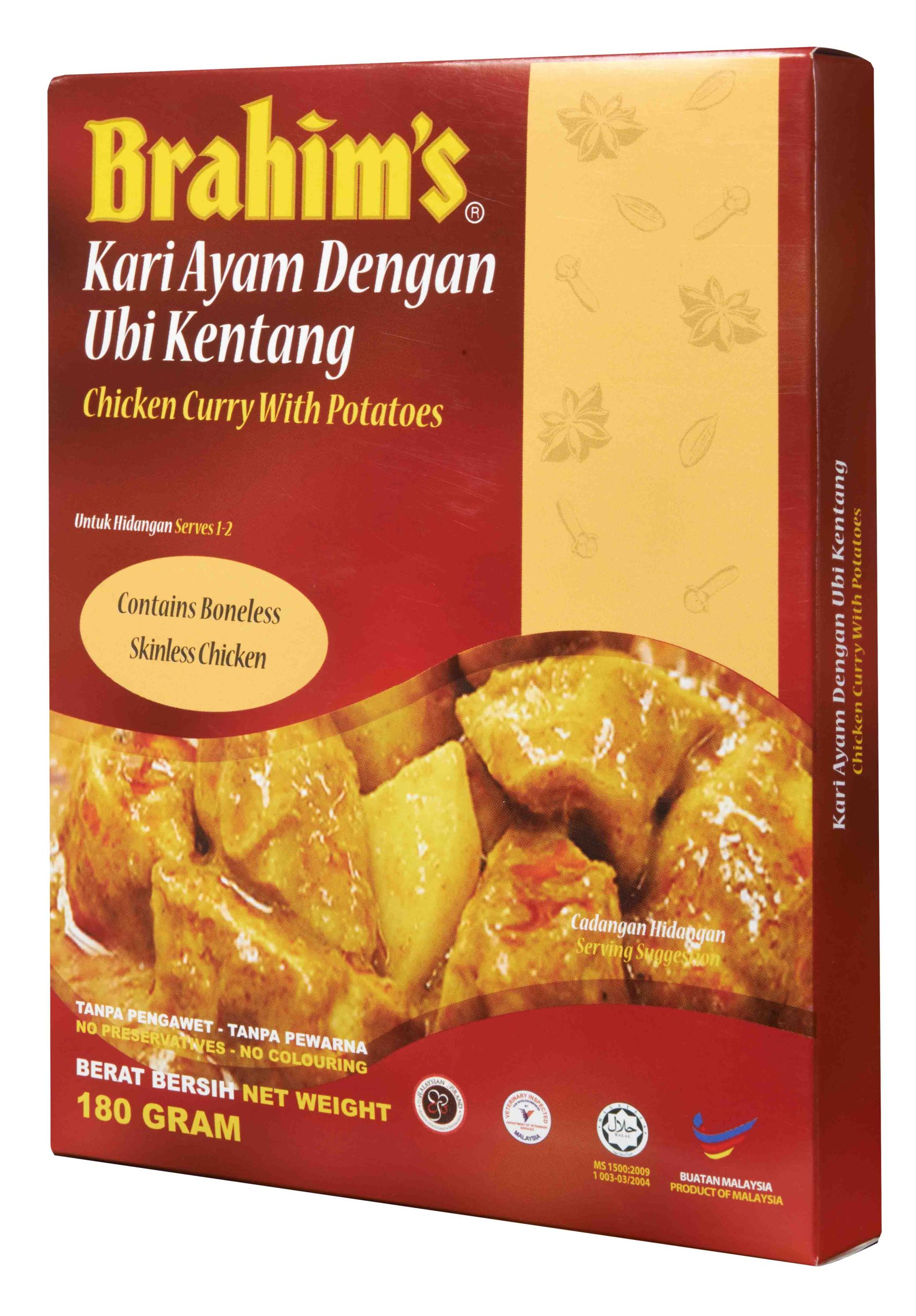 Kari Ayam Dengan Ubi Kentang 180g