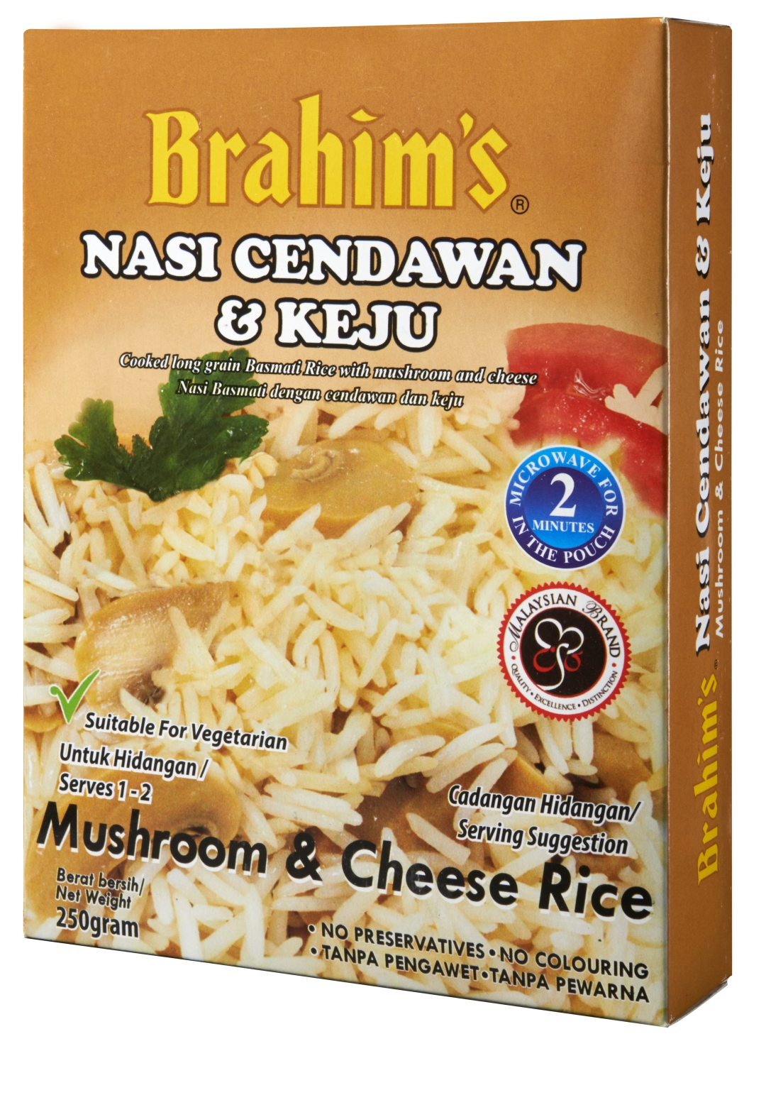 Nasi Cendawan & Keju 250g