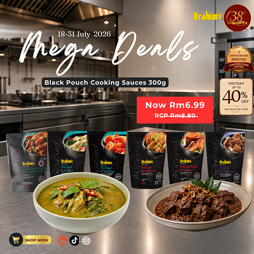 cooking sauce black pouch