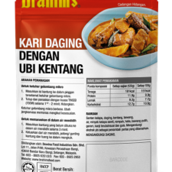 Kari Daging Dengan Ubi Kentang