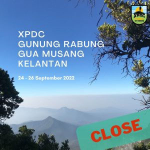 XPDC Gunung Rabung Gua Musang Kelantan 24-26 September 2022