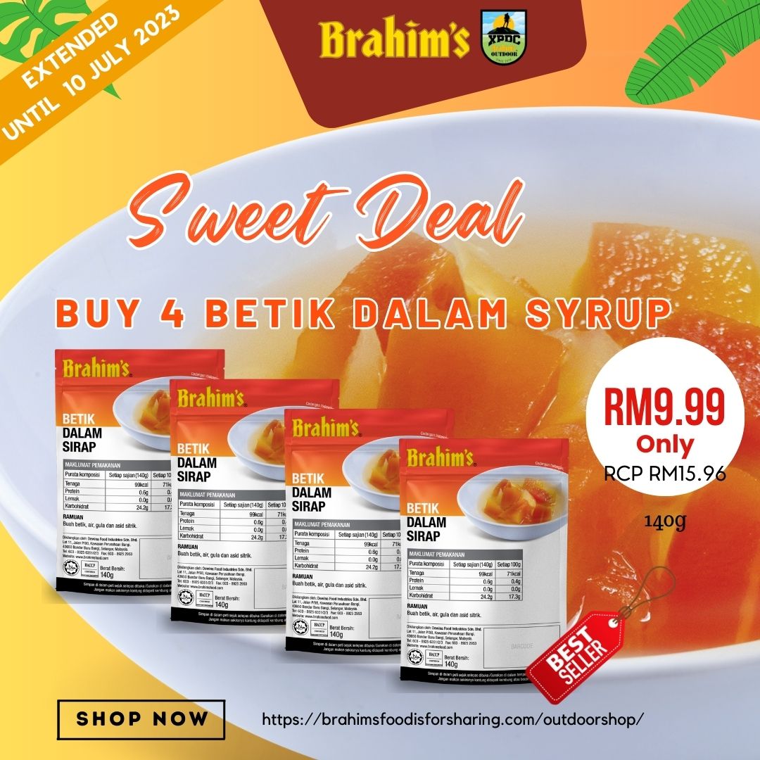 Promo Sweet Deal Buy 4 Betik Dalam Syrup RM 9.99