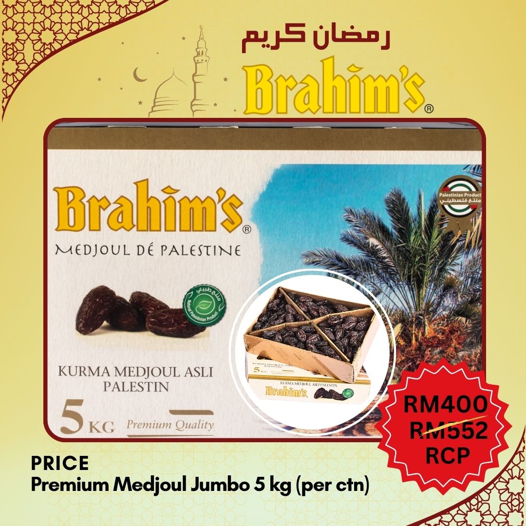 Kurma Premium Medjoul Jumbo 5 kg