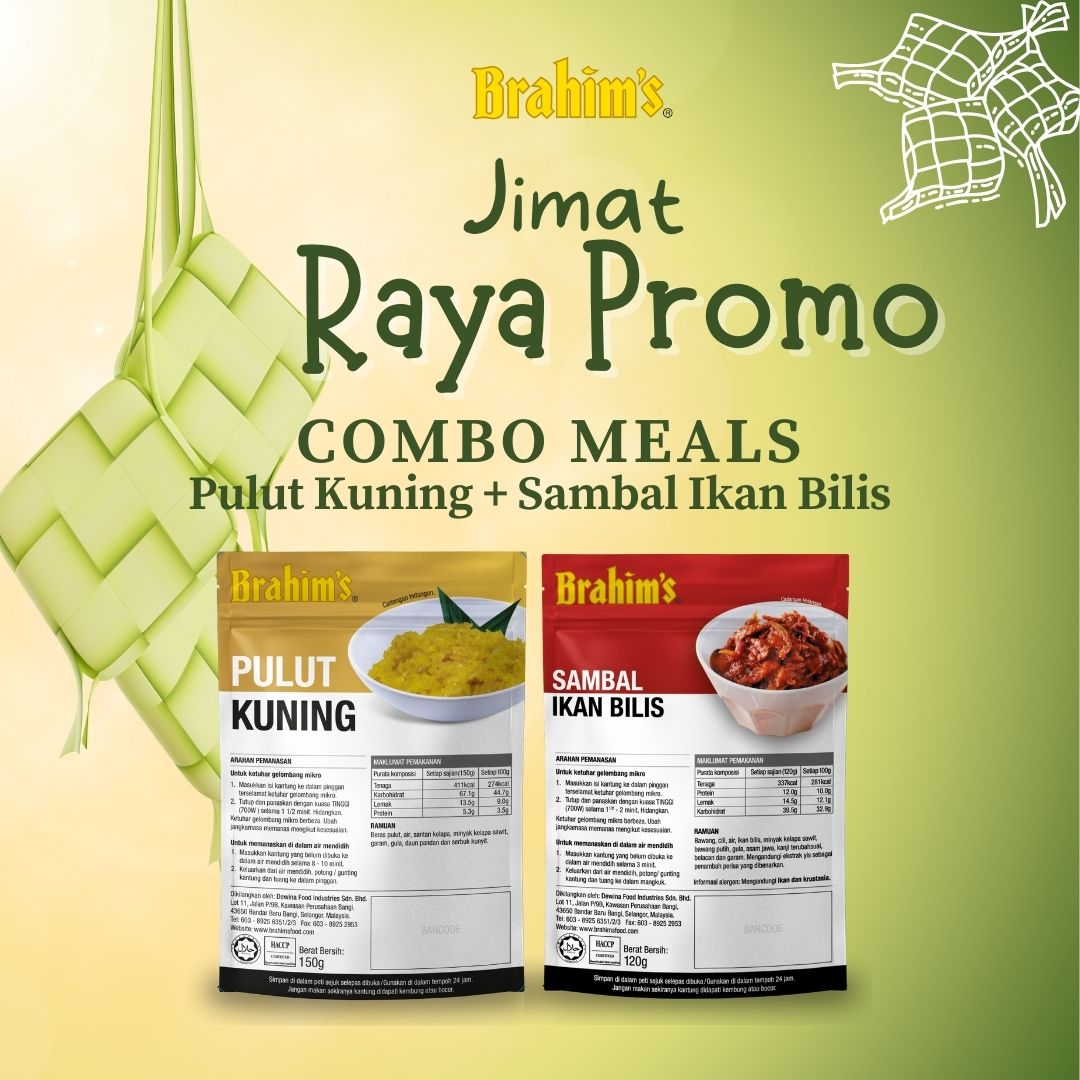 Jimat Raya Combo Pulut Kuning and Sambal Ikan Bilis – BrahimsOutdoorShop