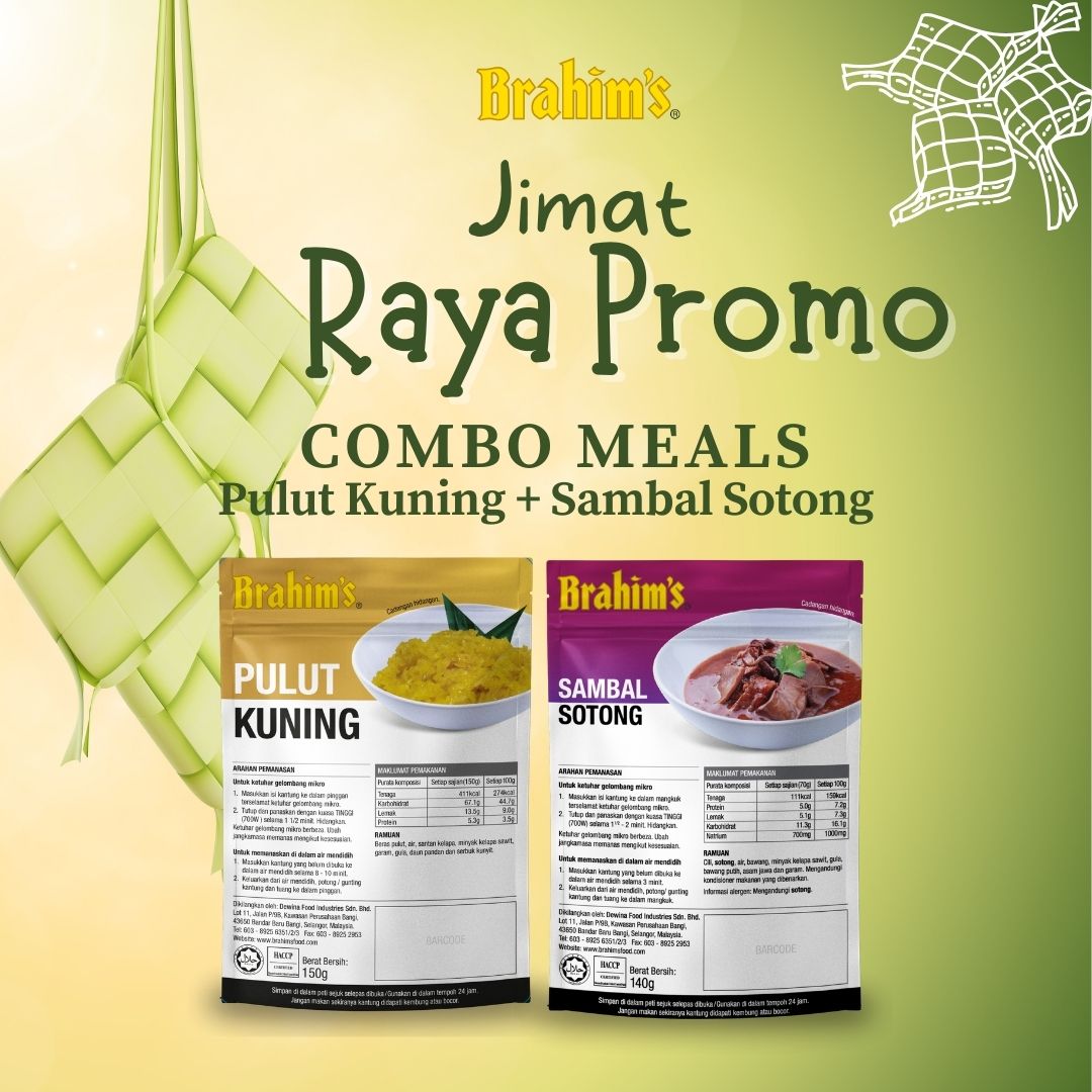 Jimat Raya Combo Pulut Kuning and Sambal Sotong