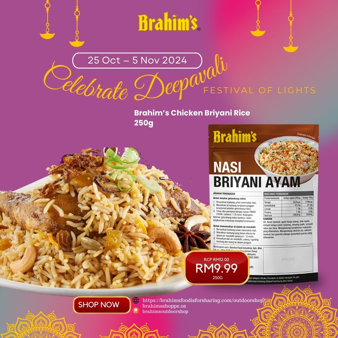 2 mre rice 9.99 chicken briyani