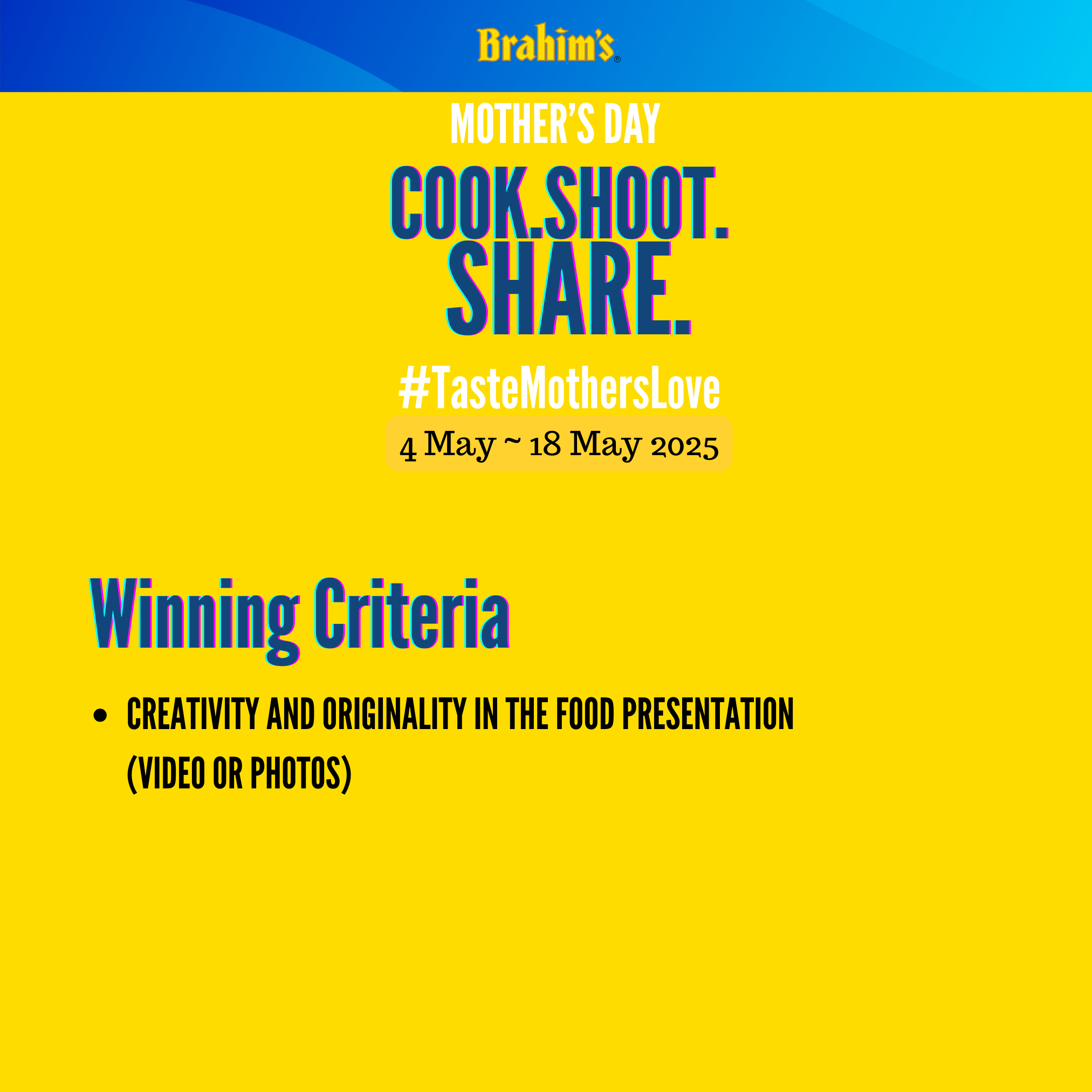 Mothers Day Contest Cook Shoot Share Mothers Day Contest Cook Shoot Share