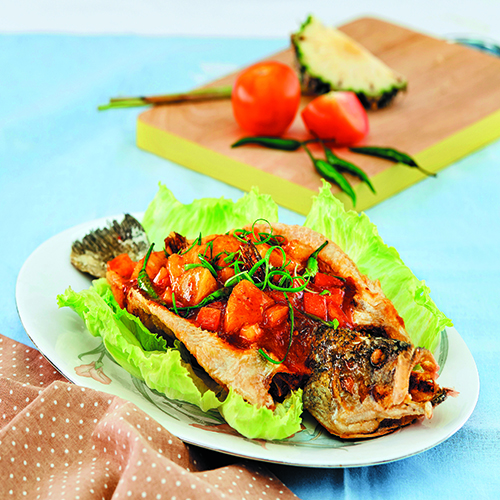 Seabass in 3 Flavours
