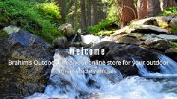 3 web landing outdoor online store
