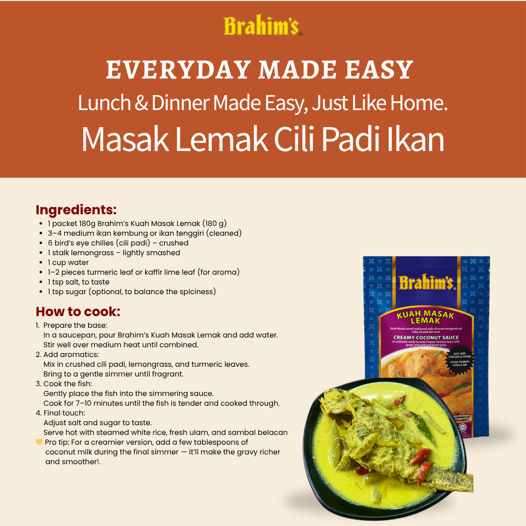 Masak Lemak Cili Padi Ikan Masak Lemak Cili Padi Ikan
