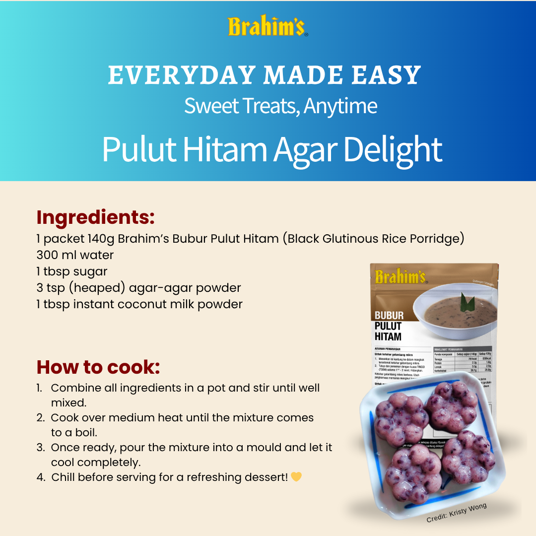 Pulut Hitam Agar Delight Pulut Hitam Agar Delight