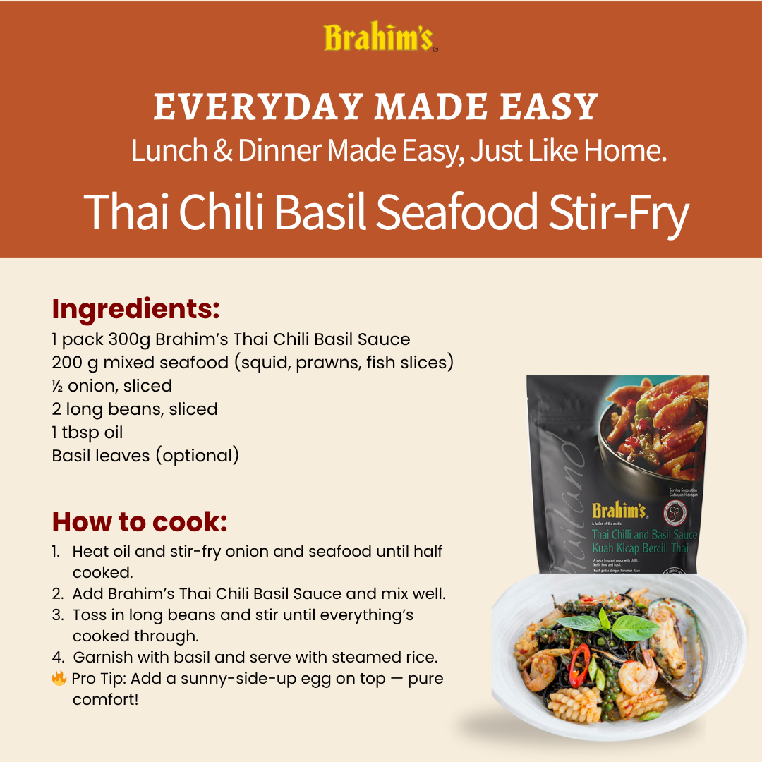 Thai Chili Basil Seafood Stir-Fry Thai Chili Basil Seafood Stir-Fry
