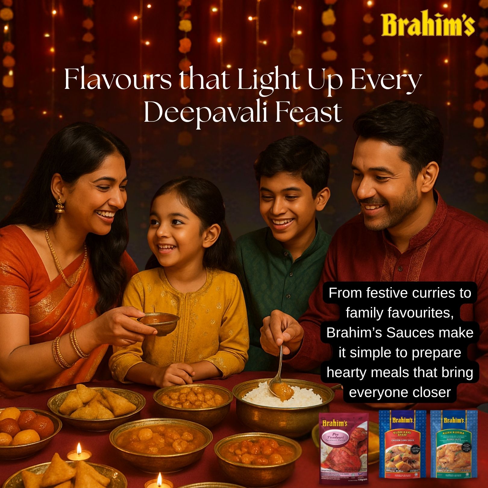 family gathering meals