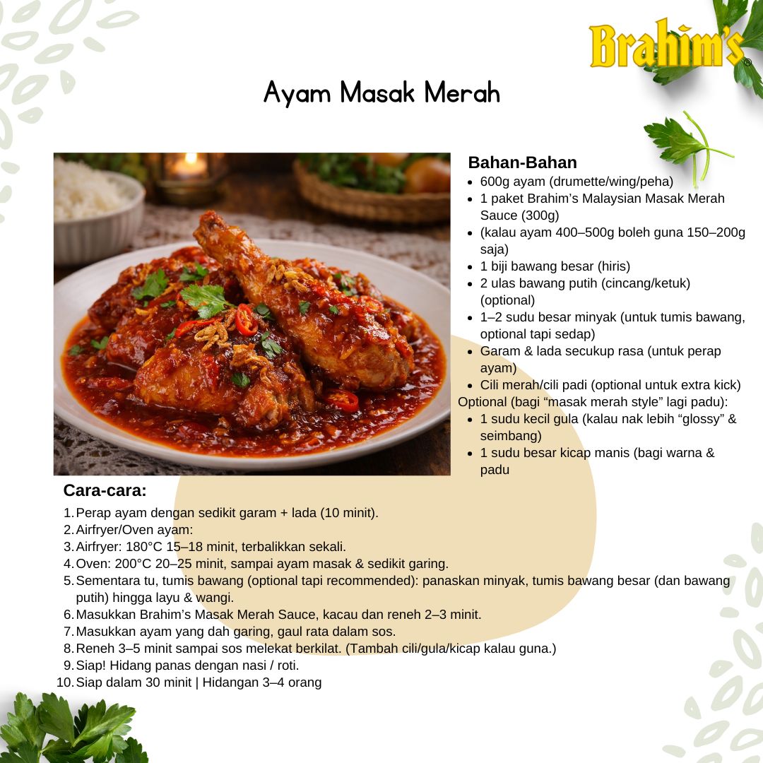 Recipe: Ayam Masak Merah
