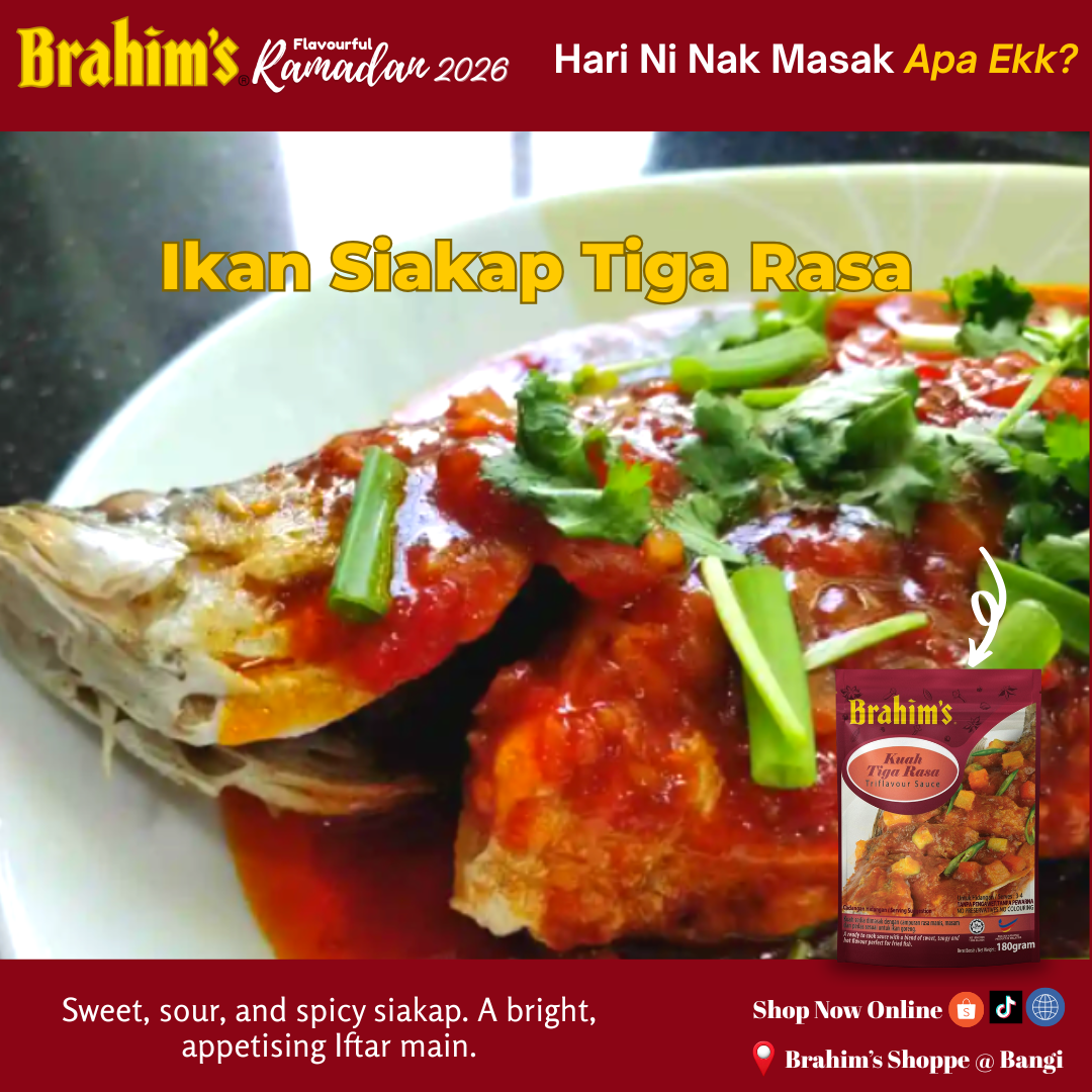 Recipe: Ikan Siakap Tiga Rasa