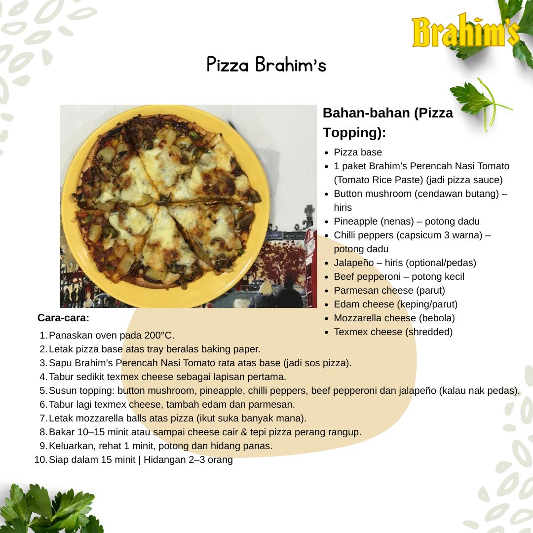 Recipe: Pizza Brahim’s