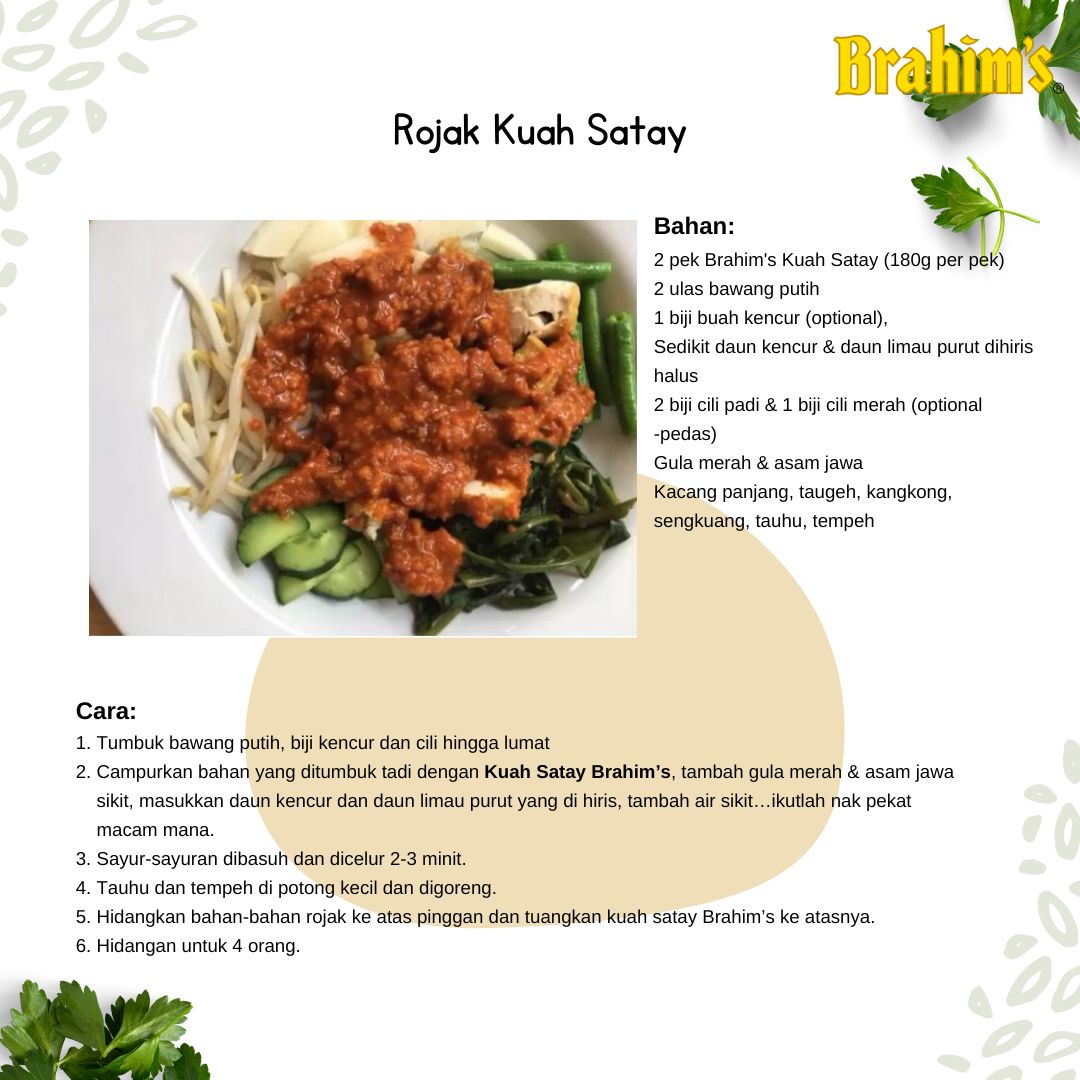 Recipe: Rojak Kuah Satay