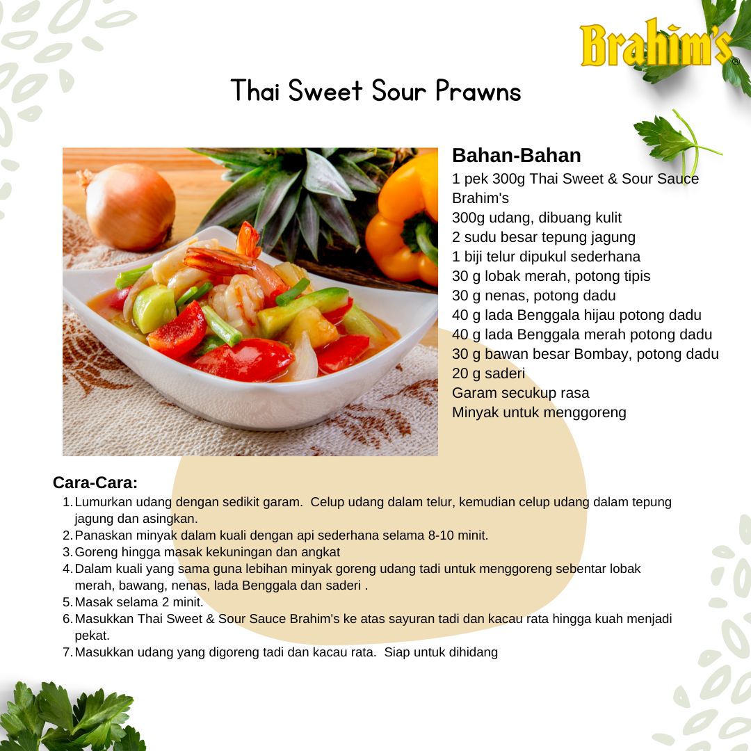 Recipe: Thai Sweet Sour Prawns