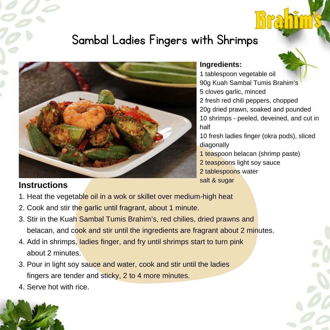 Recipe: Sambal Ladies’ Fingers with Shrimps
