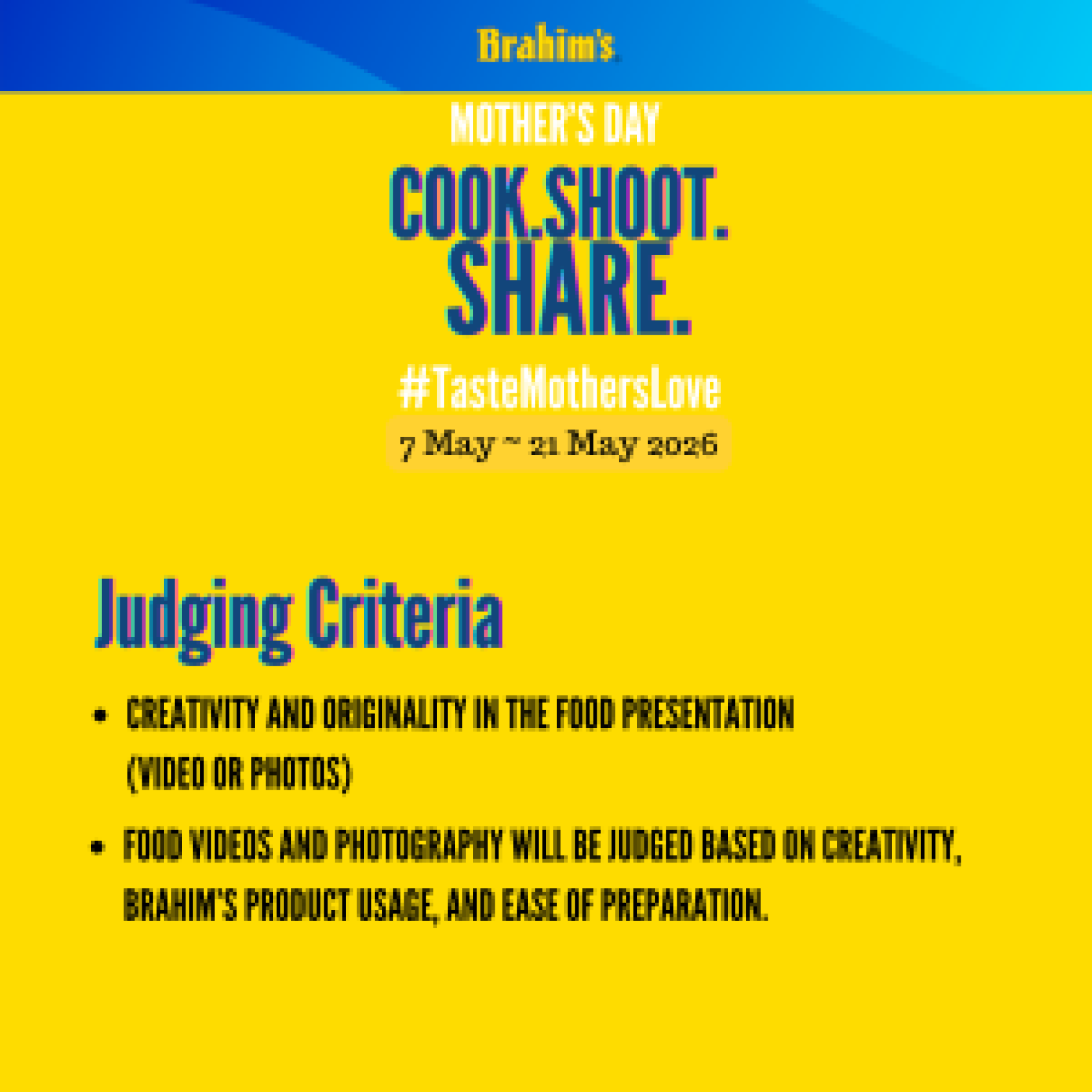 3 judging criteria
