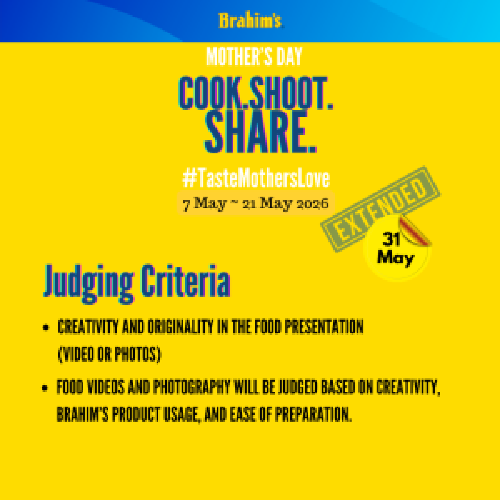 3 judging criteria extended