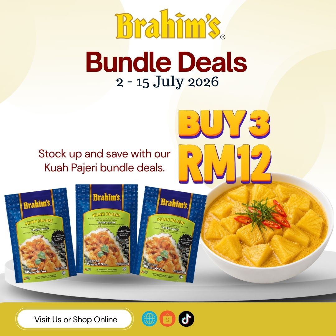 Bundle Deals – Buy 3 Kuah Pajeri for ONLY RM 12