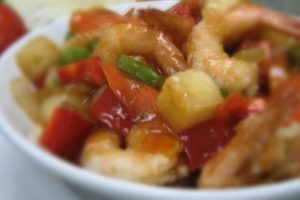 Thai Sweet And Sour Prawns