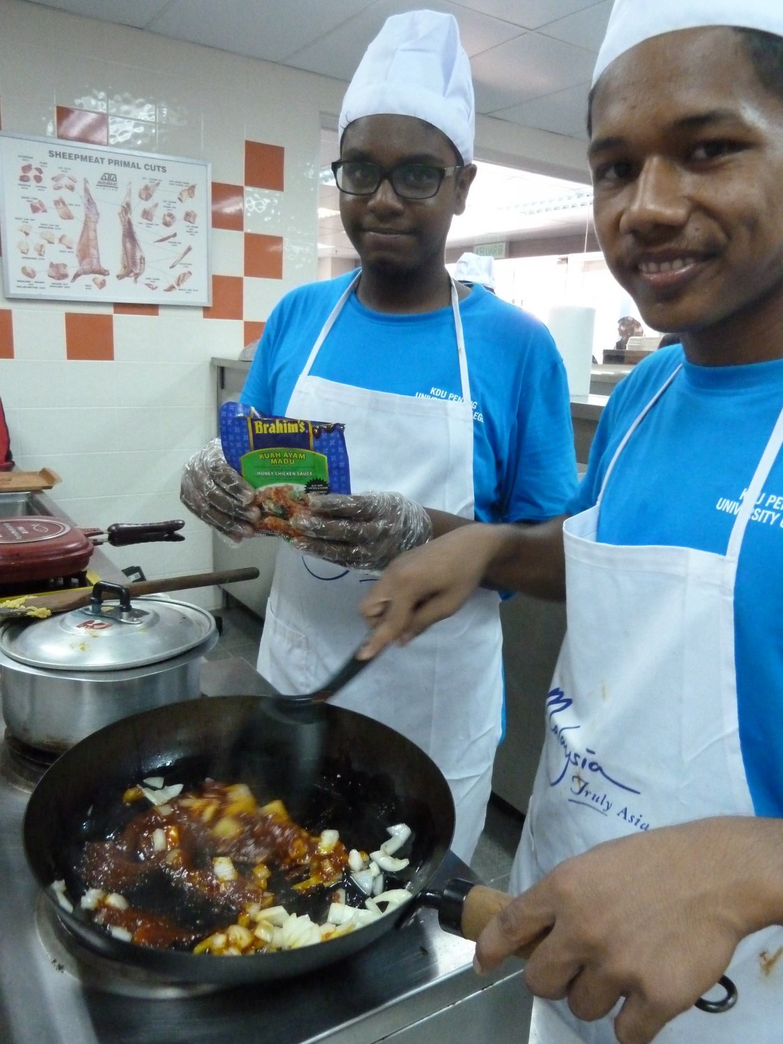 Brahim’s food showcase at KDU Penang University College’s Power Chef Competition 2016