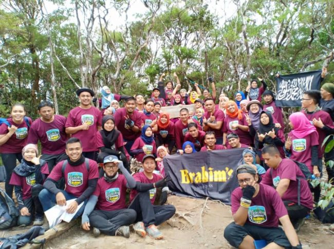 Participants at Gunung Stong