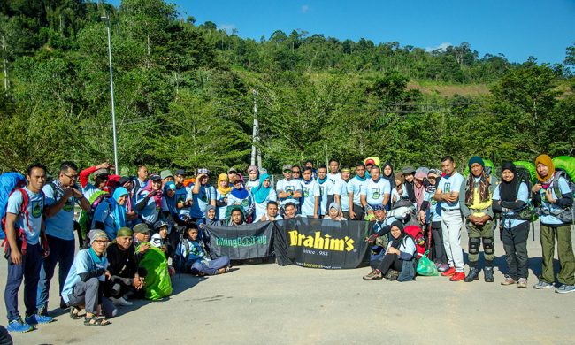 Group photo before climbing