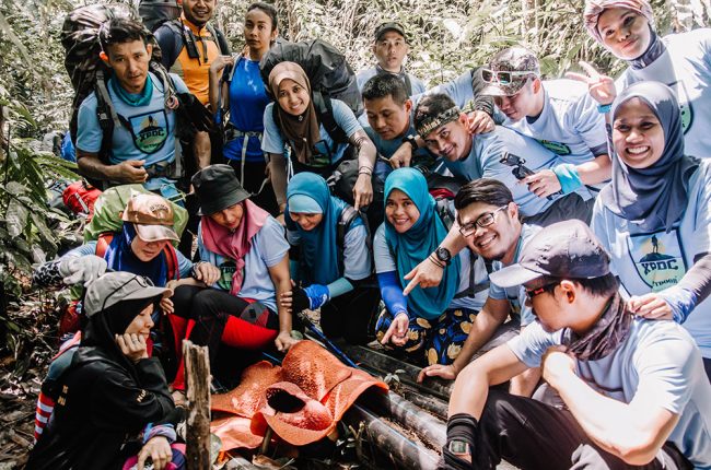 Participants at Gunung Tangga