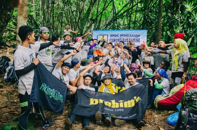 Participants at Gunung Bah Gading