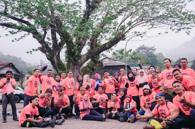 Group photo before climbing