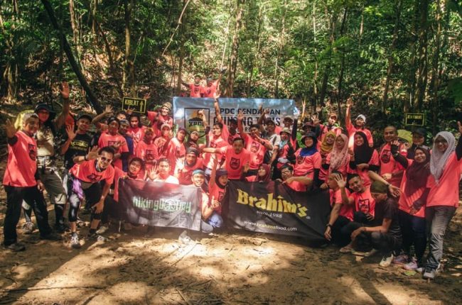 Participants at Gunung Tapis