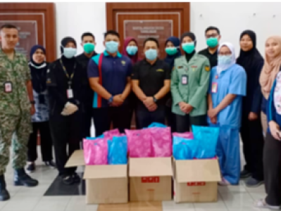 Desatera sumbang makanan kepada petugas Hospital Angkatan Tentera Tuanku Mizan - 21 March 2020