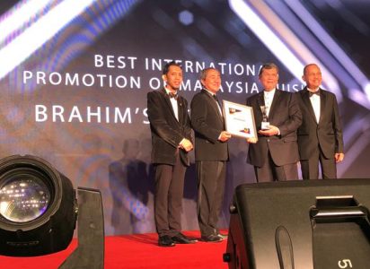 Brahim's Dewina Group Awarded 'Best International Promotion of Malaysia Cuisine' at Malaysia Tourism Industry Award 2022 - 16 December 2022