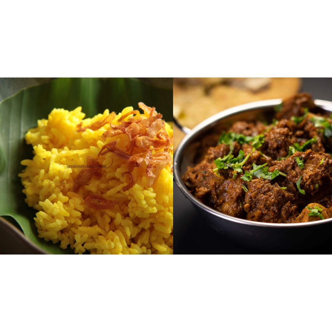 Pulut Kuning & Rendang Daging