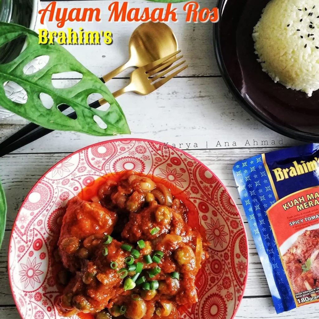 kuah masak merah_ayam masak ros