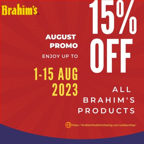 August Promo Enjoy Up to 15% off