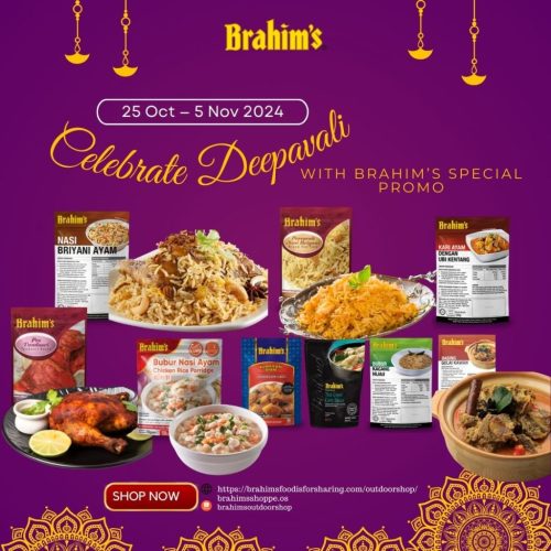 Celebrate Deepavali with Brahim's Special Promo