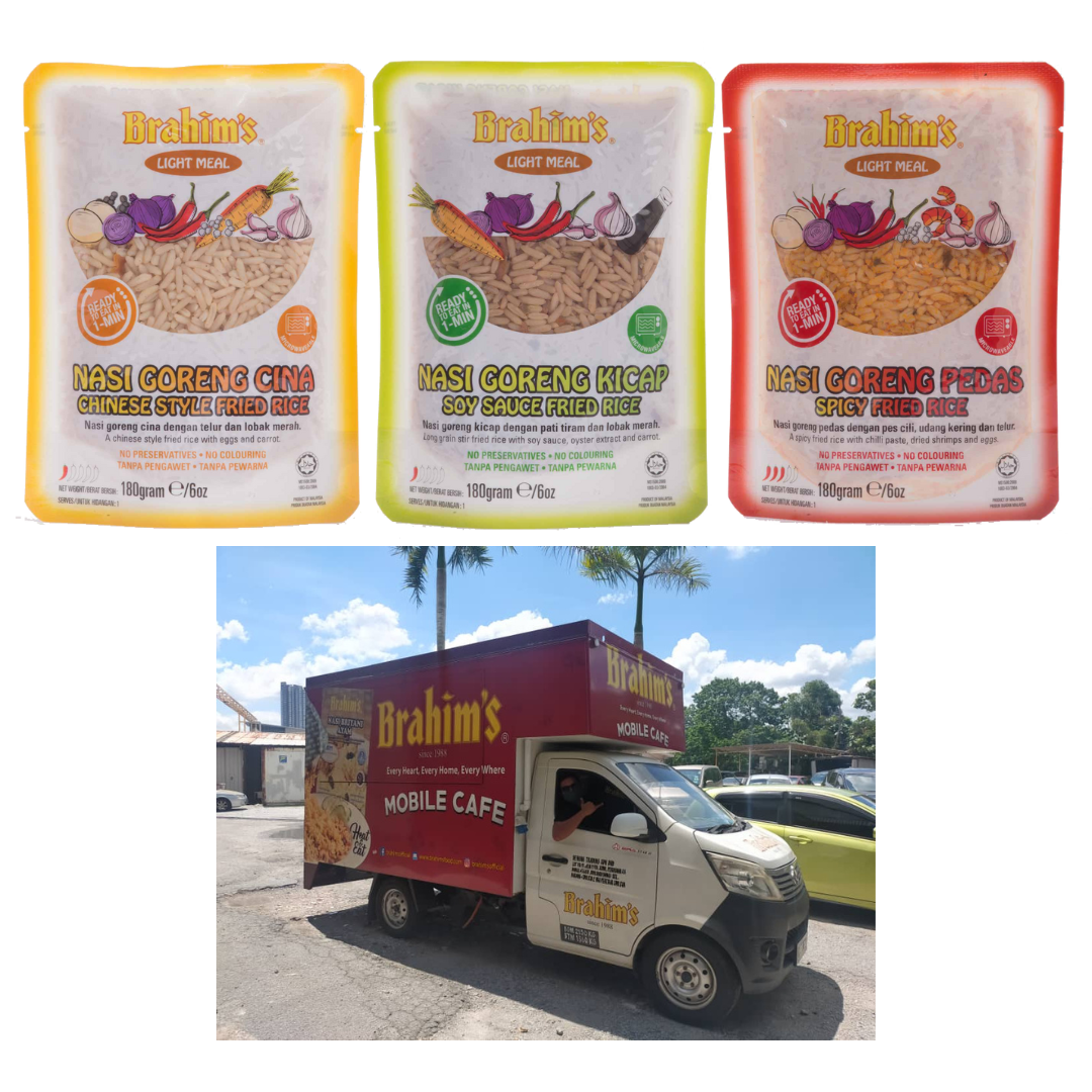 Introduced Brahim’s MRE Light Meals Rice & mobile cafe