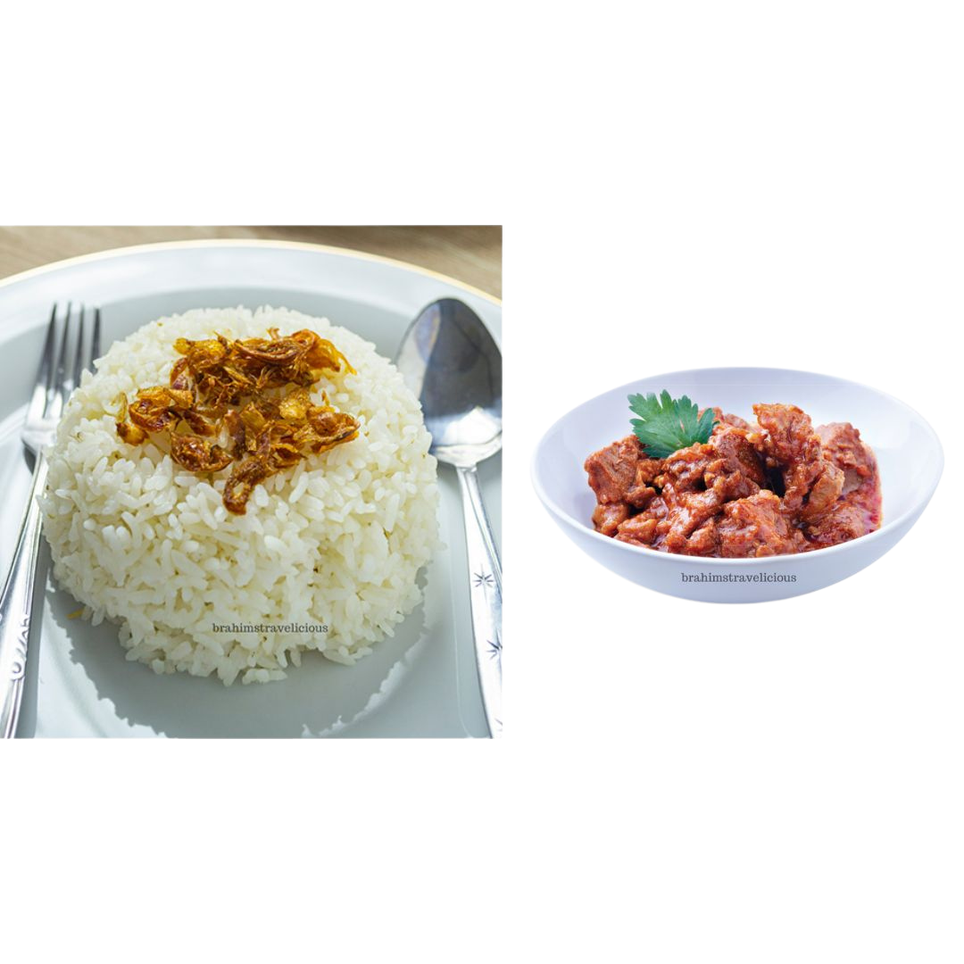 Nasi Putih & Sambal Daging5 Nasi Putih & Sambal Daging