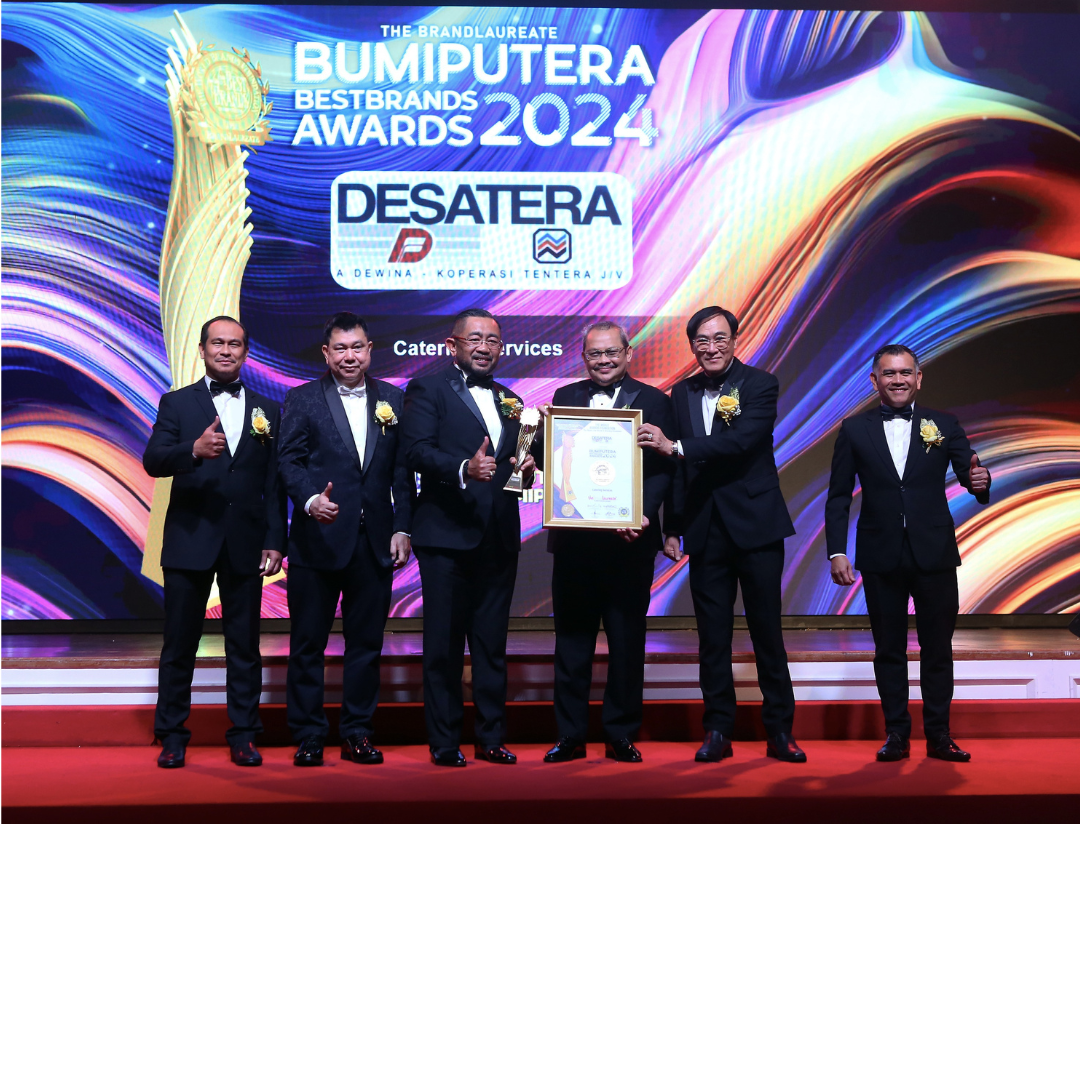 The BrandLaureate Bumiputera BestBrands Award 2024 - Catering Category (Desatera Sdn Bhd) The BrandLaureate Bumiputera BestBrands Award 2024 - Catering Category (Desatera Sdn Bhd)
