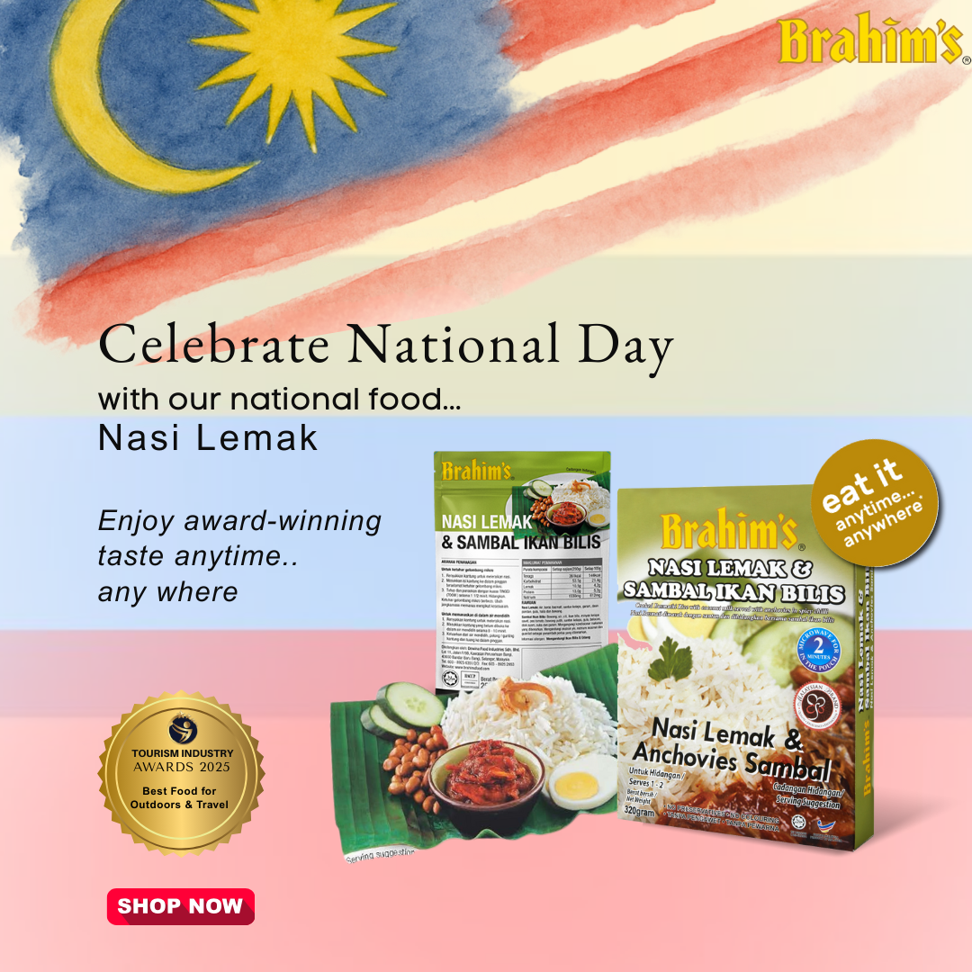 Celebrate National Day with our national food..Nasi Lemak