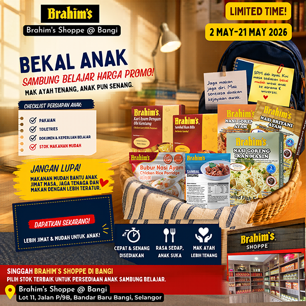 Bekal Anak Sambung Belajar Harga Promo @ Brahim's Shoppe Bangi